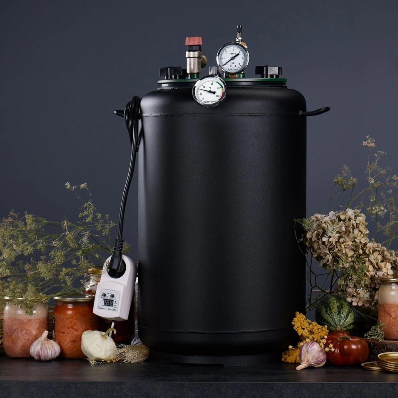 Автоклав електричний із терморегулятором (24 банки по 0,5 л)