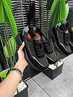 Якісне взуття спортивне демісезонне, Зручні легкі чорні жіночі кросівки весна осінь