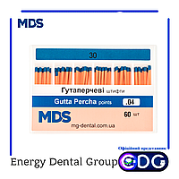 Гуттаперчевые штифты стоматологические MDS кон. 04 30