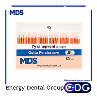 Гуттаперчевые штифты стоматологические MDS кон. 04 45