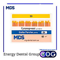 Гуттаперчевые штифты стоматологические MDS кон. 04 50