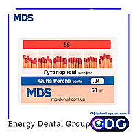 Гуттаперчевые штифты стоматологические MDS кон. 04 55