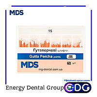Гуттаперчевые штифты стоматологические MDS кон. 06 15