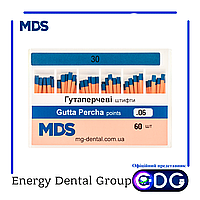 Гуттаперчевые штифты стоматологические MDS кон. 06 30