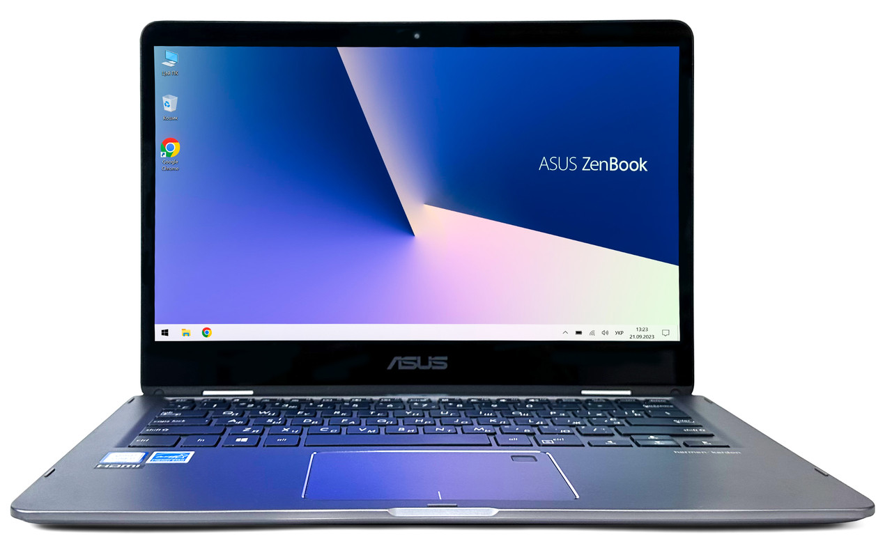 Ноутбук Asus ZenBook Flip 14 UX461UA: Core i7-8550U / RAM 16 ГБ / SSD 512 ГБ / Intel UHD / 14" Multitouch