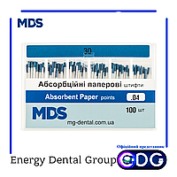 Бумажные штифты стоматологические MDS кон. 04 30
