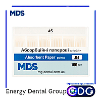 Бумажные штифты стоматологические MDS кон. 04 45