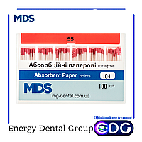 Бумажные штифты стоматологические MDS кон. 04 55