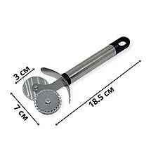 Ніж для піци та пирога на 2 колеса KitchenMaster 18.5 см, фото 4