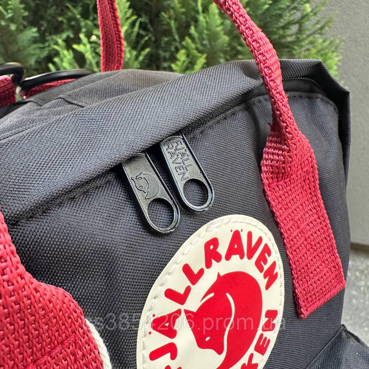 Удобный женский городской рюкзак в черном цвете для прогулок, работы, учебы и путешествий Kanken прочный zin - фото 9 - id-p1969997060