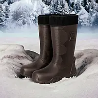 Зимние сапоги в уникальном дизайне с высоким уровнем комфорта Boots Delphin brown р.44