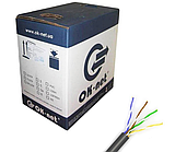 Кабель UTP, OK-Net КПВ-ВП (350) 4×2×0.51 кат.5е, бухта 305м