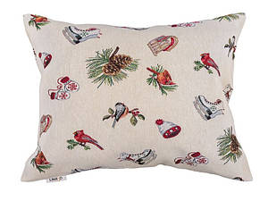 Новорічна наволочка гобеленова 45*45 см EDEN1158 одностороння наволочка