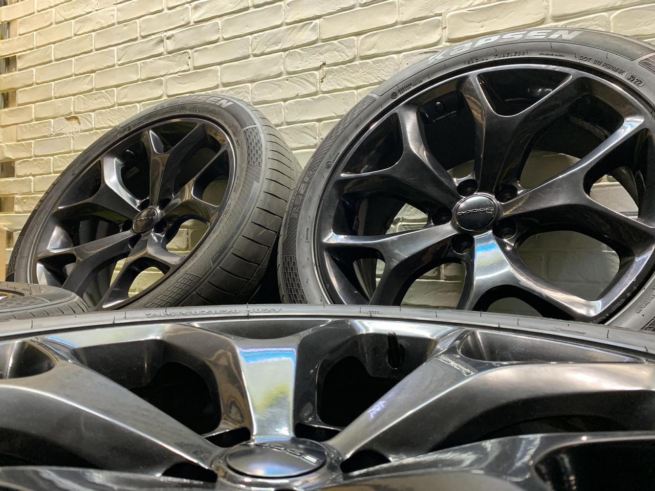 Диски титановые R20 5x115 Dodge challenger charger Комплект Дисков Додж ...
