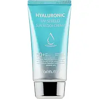 Солнцезащитный крем для лица FarmStay Hyaluronic UV Shield Sun Block Cream SPF50+ PA+++, 70 мл