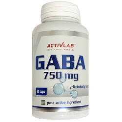 Амінокислоти Габа Activlab GABA 750 mg (60 капсул.)