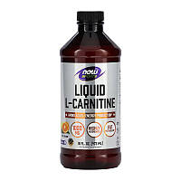 Карнитин NOW L-Carnitine Liquid 3000 mg (473 ml, цитрус)