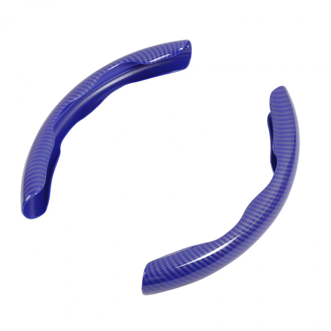 Накладка чохол на кермо універсальна аквапринт карбон 3D синій, фото 1