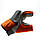 Рукавички для фітнесу MadMax MFG-850 Crazy Grey/Orange M, фото 8