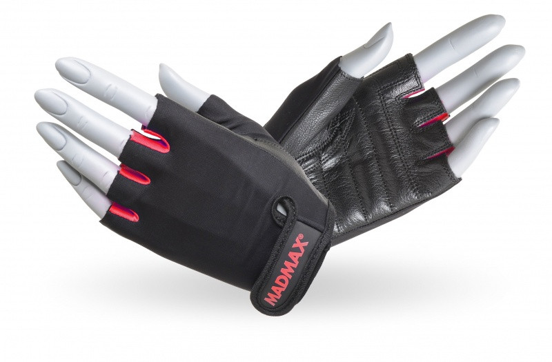 Рукавички для фітнесу MadMax MFG-251 Rainbow Rubine Red M