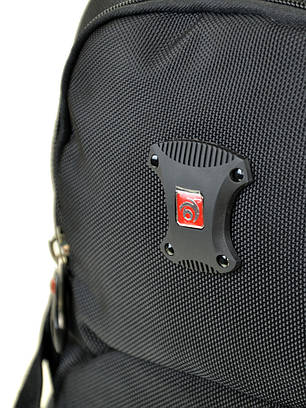 Рюкзак городской с USB черный для ноутбука 17'' спортивный для вещей ower In Eavas 3864, фото 2