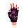Рукавички для фітнесу MadMax MFG-770 Flower Power Gloves Black/Pink S, фото 11
