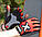 Рукавички для фітнесу MadMax MXG-101 X Gloves Black/Grey/Red XL, фото 6