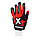 Рукавички для фітнесу MadMax MXG-101 X Gloves Black/Grey/Red M, фото 3