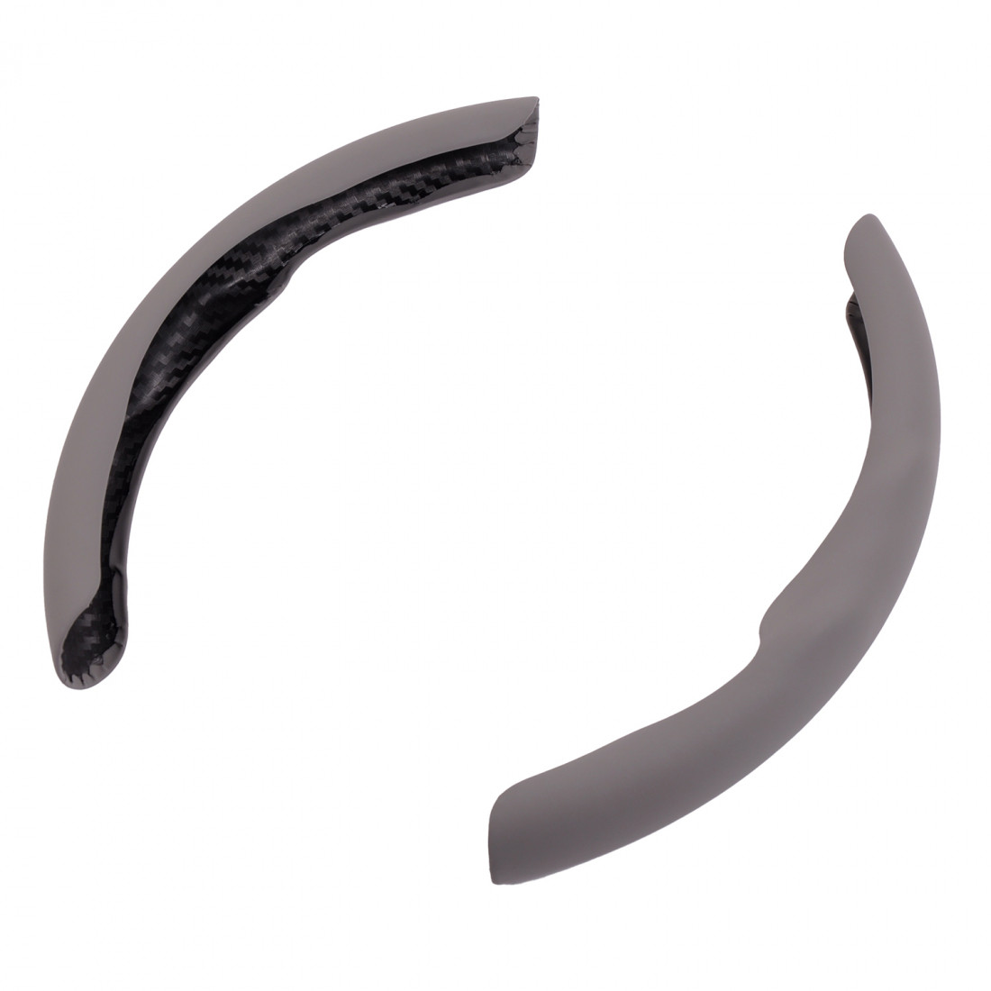 Накладка чохол на кермо універсальна нубук сірий, фото 1