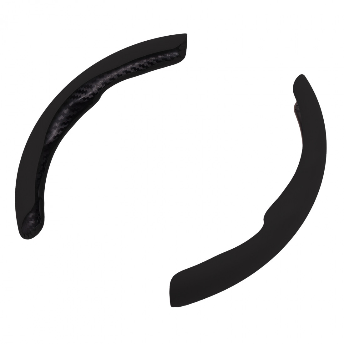 Накладка чохол на кермо універсальна нубук чорний, фото 1