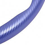 Накладка чохол на кермо універсальна шкіра під карбон 3D синій, фото 2