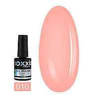 Гель-лак Oxxi Professional No 010 (бледенний рожево-кораловий, емаль), 10 мл