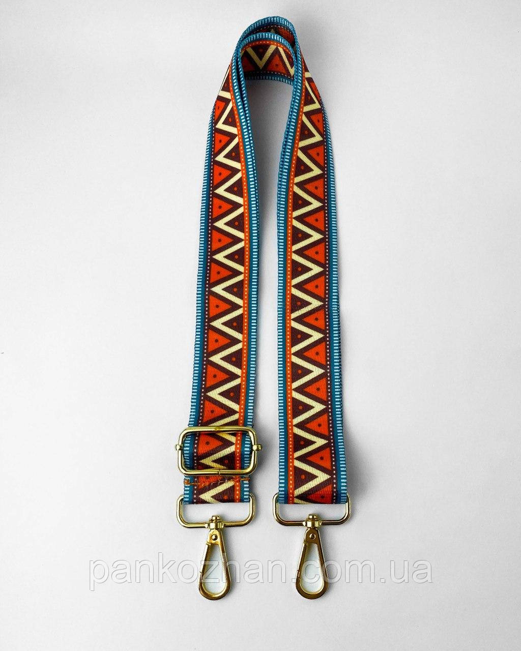 Плечовий ремінь сумки з карабінами, КОЛЬОРОВИЙ, фото 1
