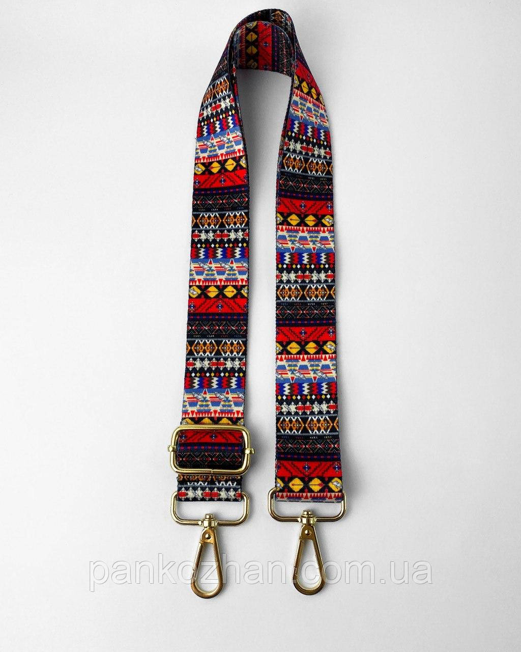 Плечовий ремінь сумки з карабінами, КОЛЬОРОВИЙ, фото 1