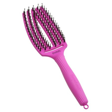 Щітка для волосся Olivia Garden Finger Brush Combo Neon Purple Medium, фото 1