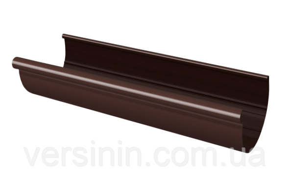 Жолоб водостічний коричневий Rainway 3м 130 мм, фото 1