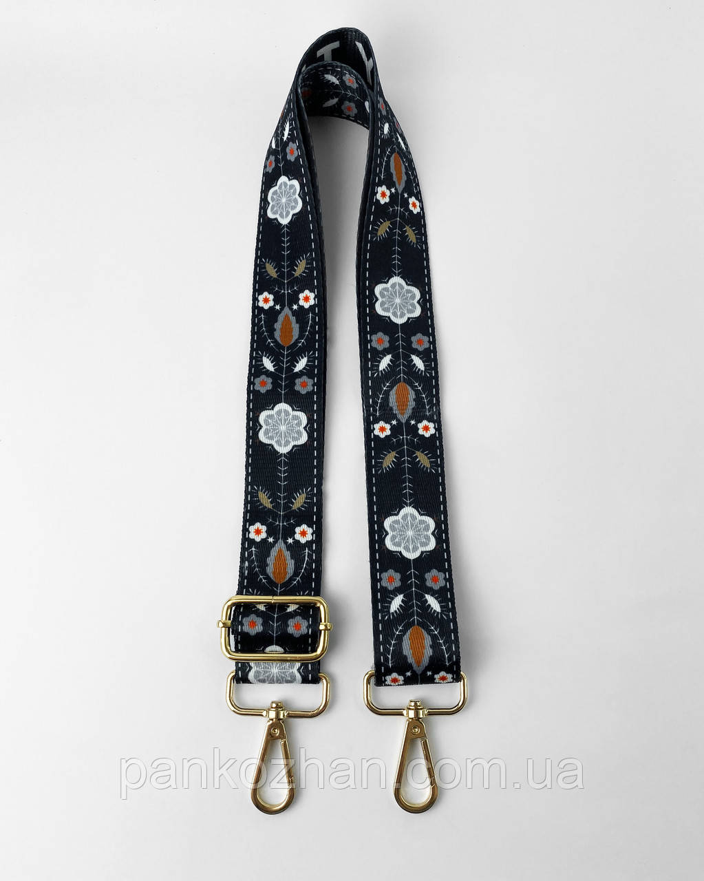 Плечовий ремінь сумки з карабінами СРІБЛО, КОЛЬОРОВИЙ, фото 1