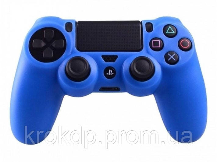 Силіконовий чохол Для геймпада DualShock 4 (PS4) Синій