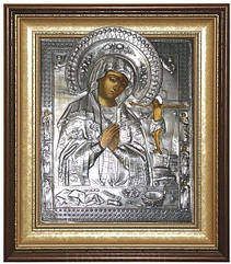 Ікона зі срібла "Божа Матір Охтирська" 53х45см