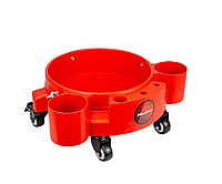 Тележка для ведра на колёсах с органайзером MaxShine Rolling Bucket Dolly