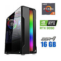 Новый ПК MT/ Ryzen 5 3600/ 16 GB RAM/ 480 GB SSD/ GeForce RTX 3050 8GB/ 600W