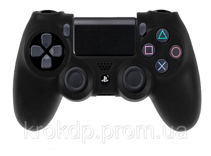 Силіконовий чохол Для геймпада DualShock 4 (PS4) Чорний