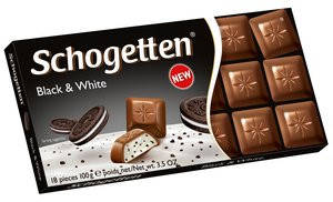 Шоколад молочний Schogetten Black and White 100 г