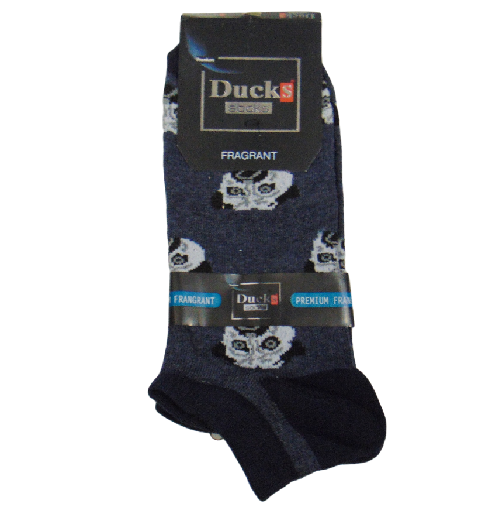 Чоловічі короткі шкарпетки та принт Ducks No65 40-44 сині