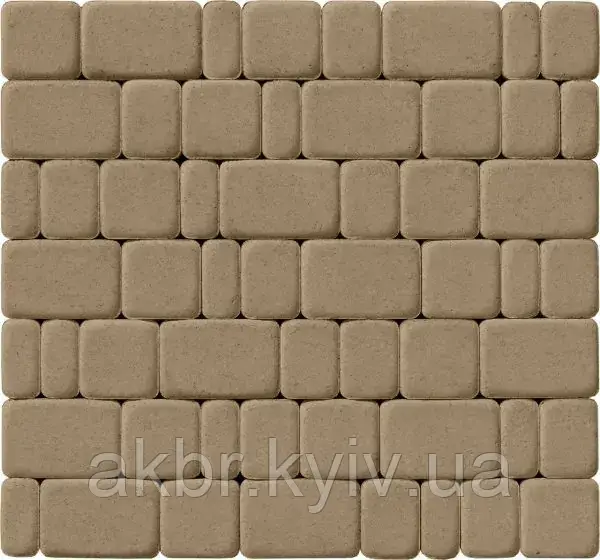 Тротуарна плитка старе місто 40 оливка, фото 1