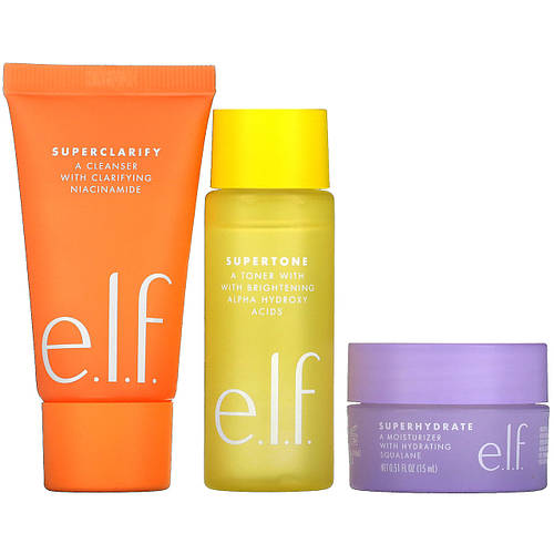 E.L.F., Supers Skincare Mini Trio, 3 Piece Set (Discontinued Item) (ID