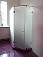 ДУШОВА КАБІНА З МАТОВОГО СКЛА П'ЯТИКУТНА НА ЗАМОВЛЕННЯ, фото 8