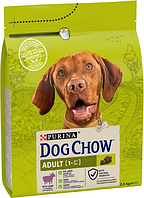 Сухой корм для взрослых собак Dog Chow (Дог Чау) Adult с ягненком 2.5 кг