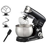 Кухонний тістоміс Zepline ZP-064 3200W багатофункціональний з 3 насадками планетарний міксер для дому, фото 2