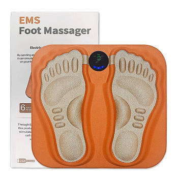 Електричний масажний килимок для ступень ніг EMS Foot Massage стимулює кровообіг Міоремулятор